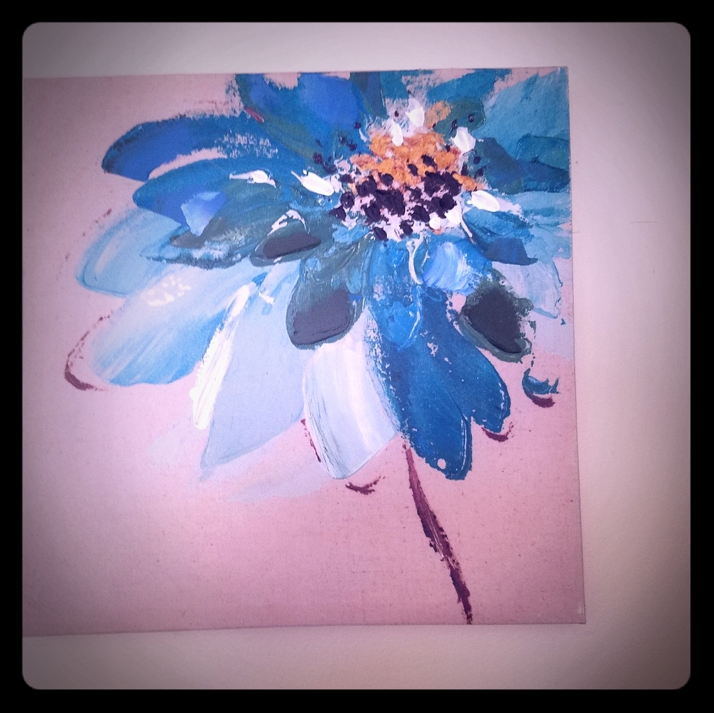 Flower on Canvas